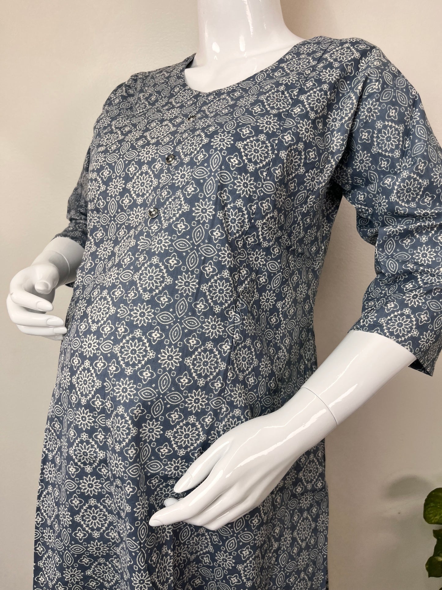 Soft Comfort Pure Cotton Maternity Feeding Kurti for Women