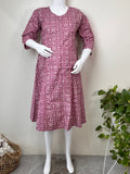 Women's Pure Cotton Maternity and Nursing Kurti