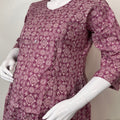 Women's Pure Cotton Maternity and Nursing Kurti
