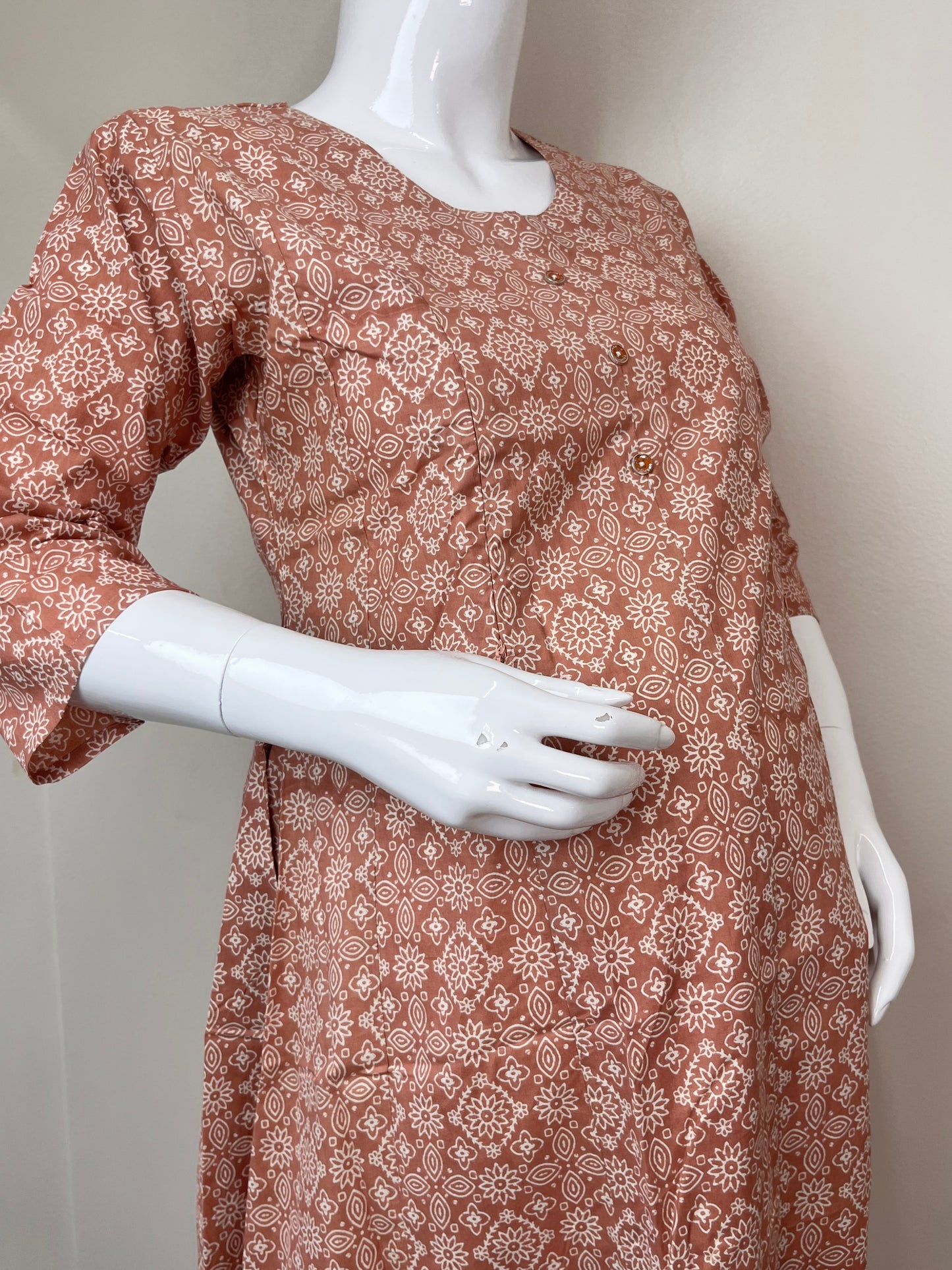 Soft and Breathable Pure Cotton Maternity Kurti