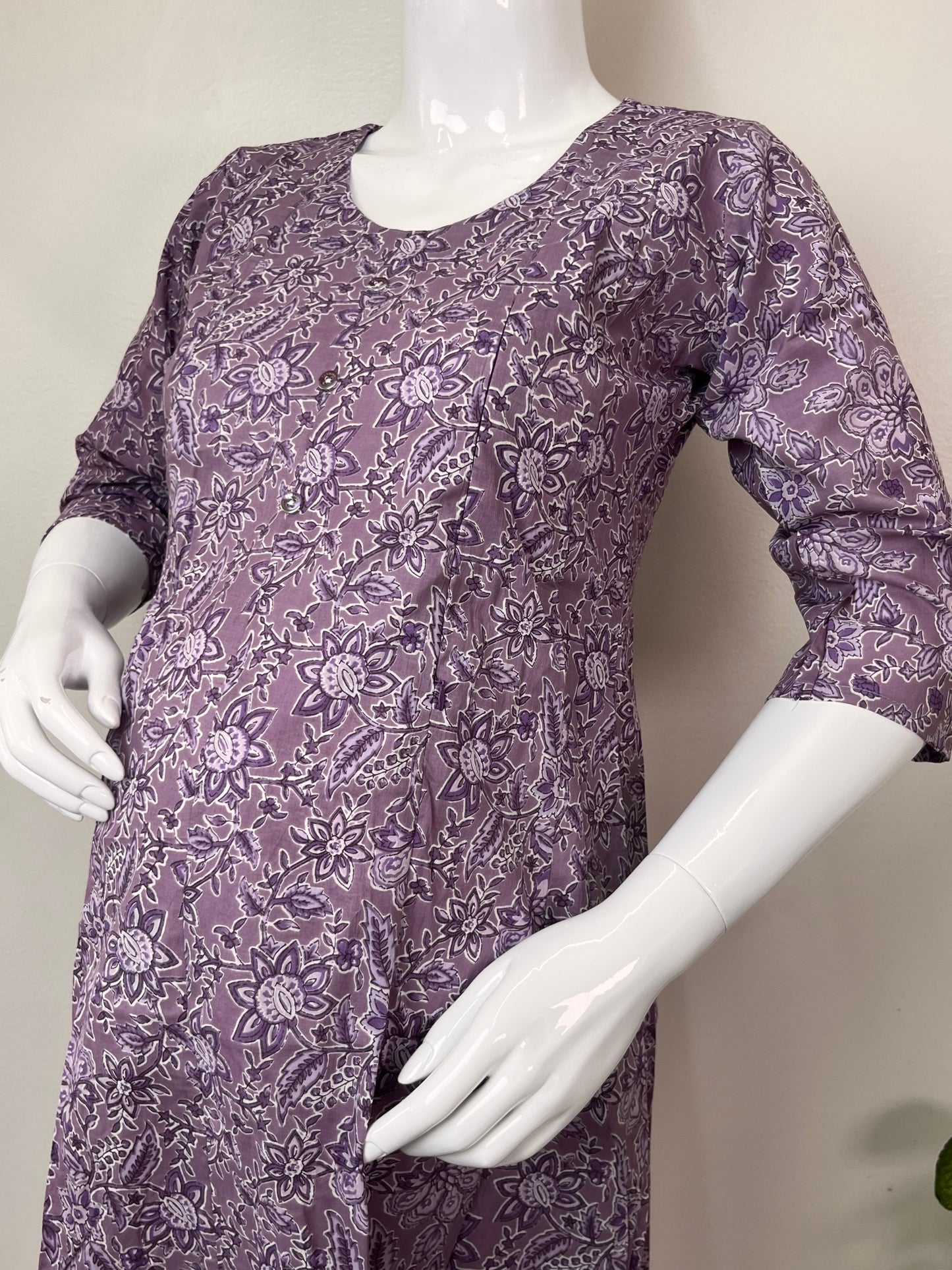 Soft & Breathable Pure Cotton Maternity Kurti