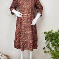 Brown Everyday Comfort Pure Cotton Pregnancy Kurti