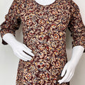Kalamkari Printed Pure Cotton Maternity Kurti