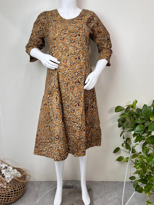 Pure Cotton Maternity Kurti with Easy Nursing Access