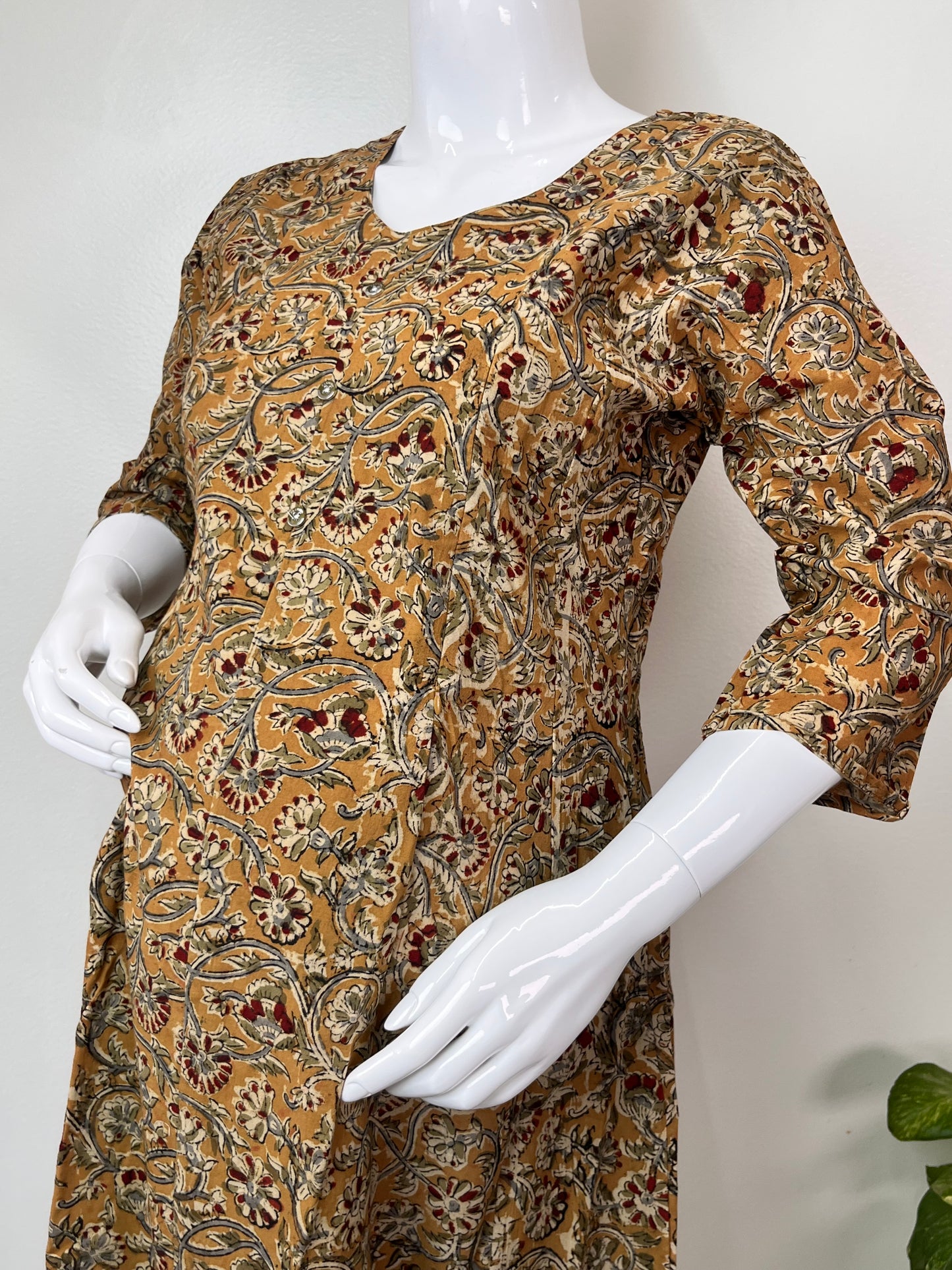 Pure Cotton Maternity Kurti with Easy Nursing Access