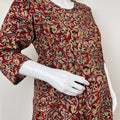 Brown Everyday Comfort Pure Cotton Pregnancy Kurti