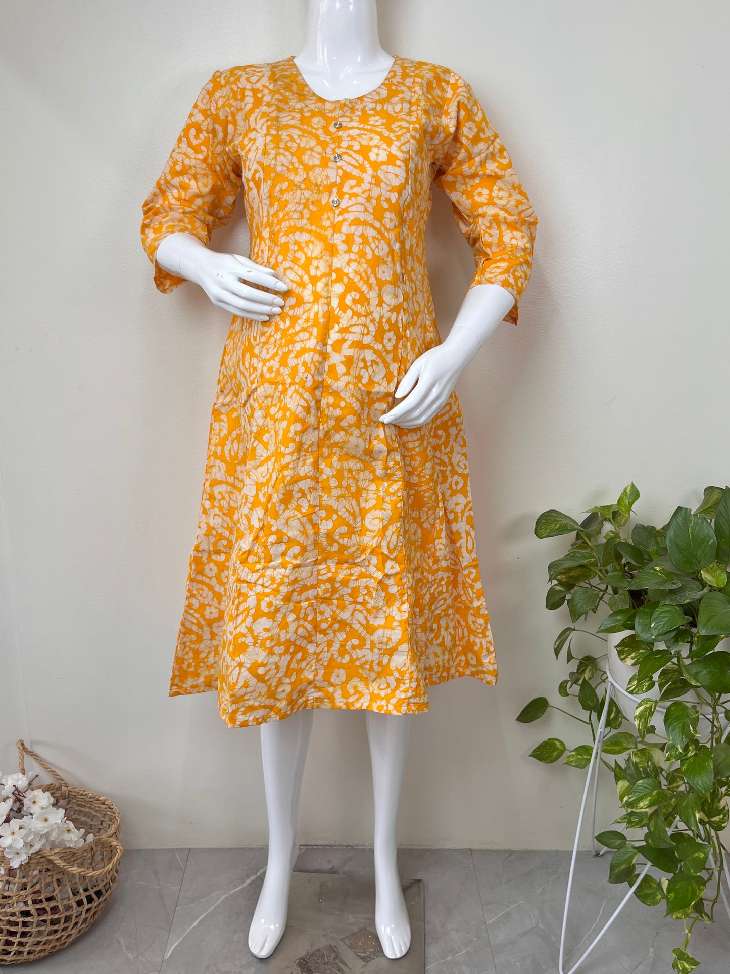 Women's Pure Cotton Feeding Kurti with Relaxed Fit