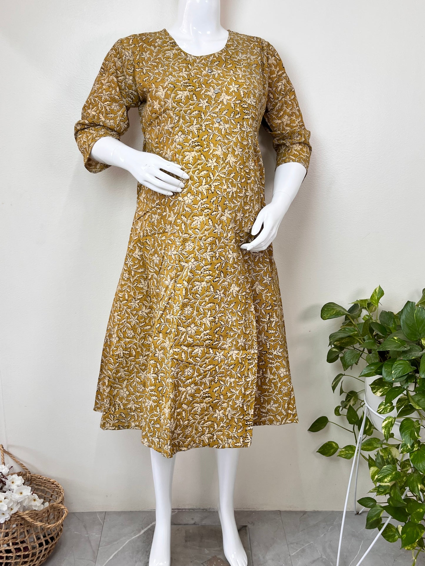 Pure Cotton Motherhood Essentials Nursing Kurti