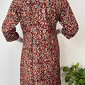 Brown Everyday Comfort Pure Cotton Pregnancy Kurti