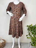 Kalamkari Printed Pure Cotton Maternity Kurti