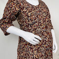 Kalamkari Printed Pure Cotton Maternity Kurti