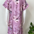 Lavender Soft Satin Nightgown