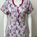 Printed Rayon Fabric Nighty