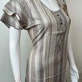 Grey Soft & Elegant Rayon Fabric Nighty