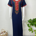 Navy Blue Delicate Embroidery Bizzylizzy Nightgown