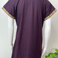 Purple Timeless Embroidered Bizzylizzy Nightgown