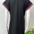 Black Delicate Embroidery Bizzylizzy Nighty