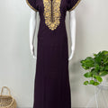 Purple Timeless Embroidered Bizzylizzy Nightgown