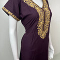 Purple Timeless Embroidered Bizzylizzy Nightgown