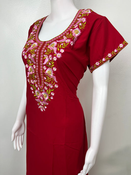 Red Elegant Comfort Bizzylizzy Nighty