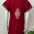 Red Elegant Comfort Bizzylizzy Nighty
