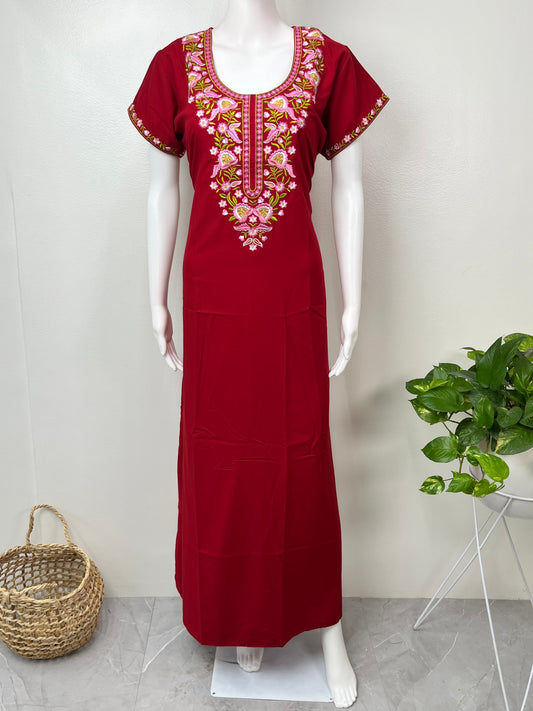 Red Elegant Comfort Bizzylizzy Nighty