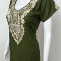 Bottle Green Elegant Comfort Bizzylizzy Nightgown