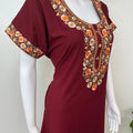 Maroon Classic Charm Bizzylizzy Nighty