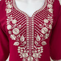 Red Classic Charm Long Sleeves Bizzylizzy Nighty