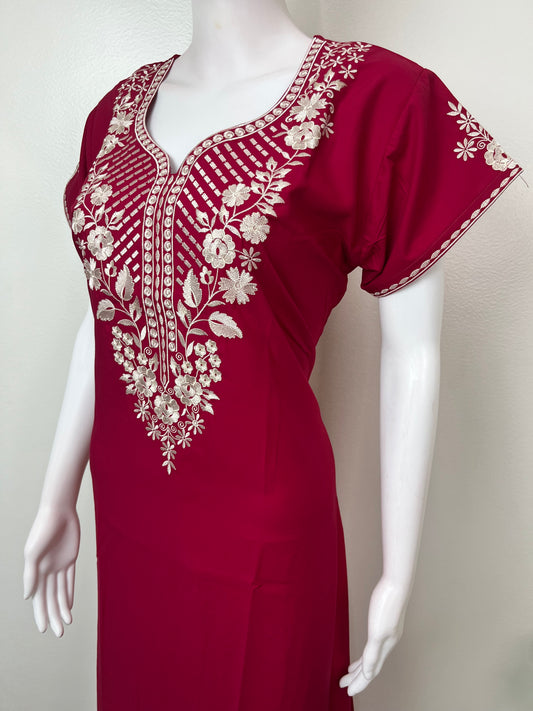 Red Elegant & Comfort BizzyLizzy Nighty