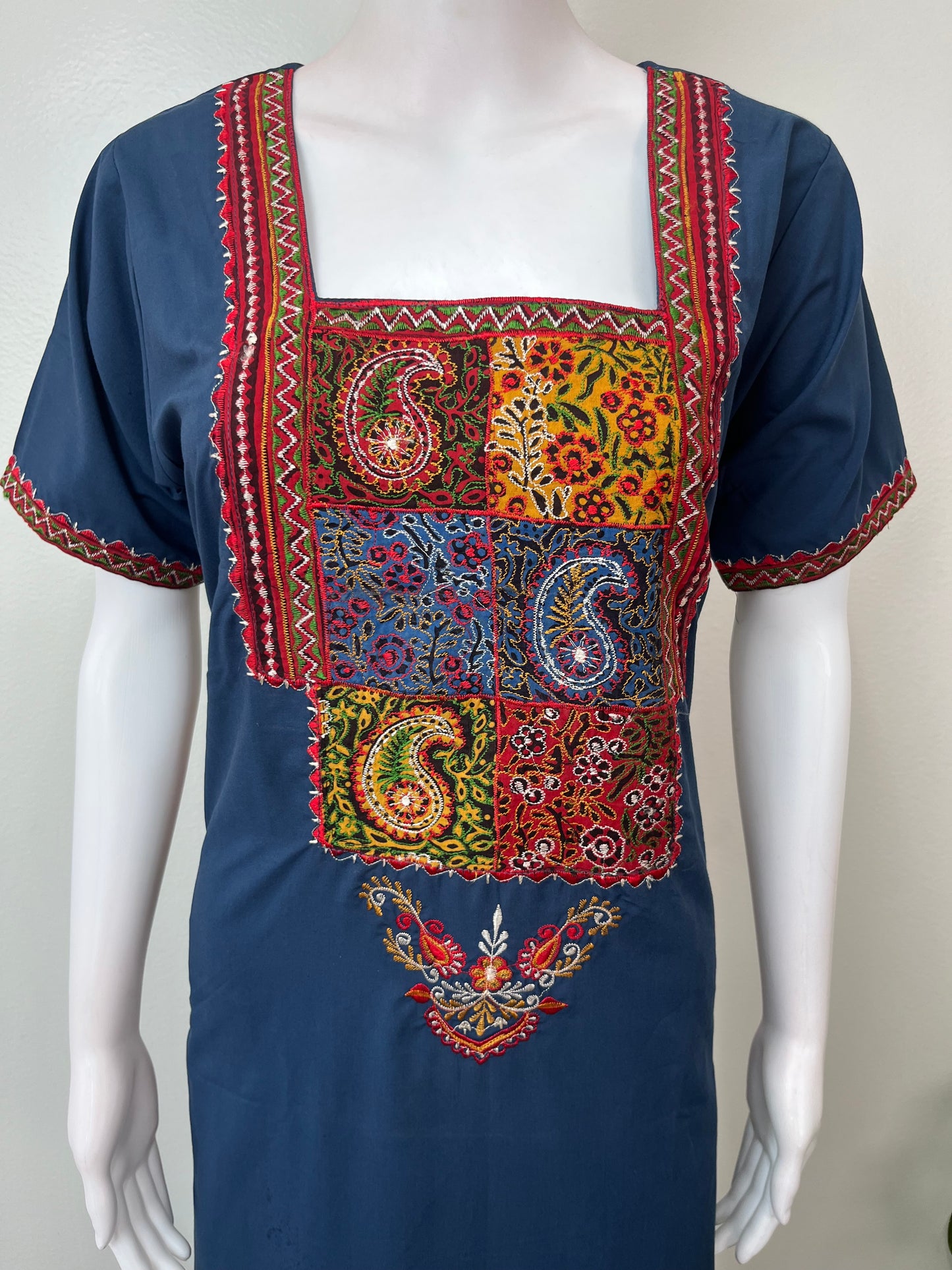 Teal Timeless Embroidered Bizzylizzy Nightgown