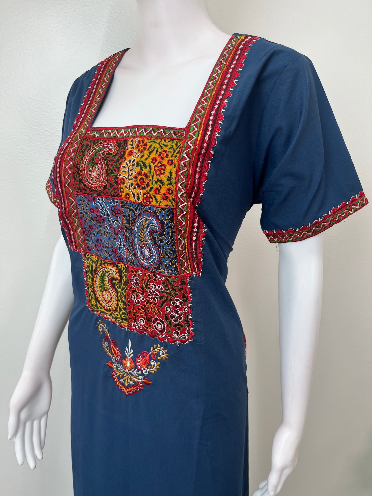 Teal Timeless Embroidered Bizzylizzy Nightgown