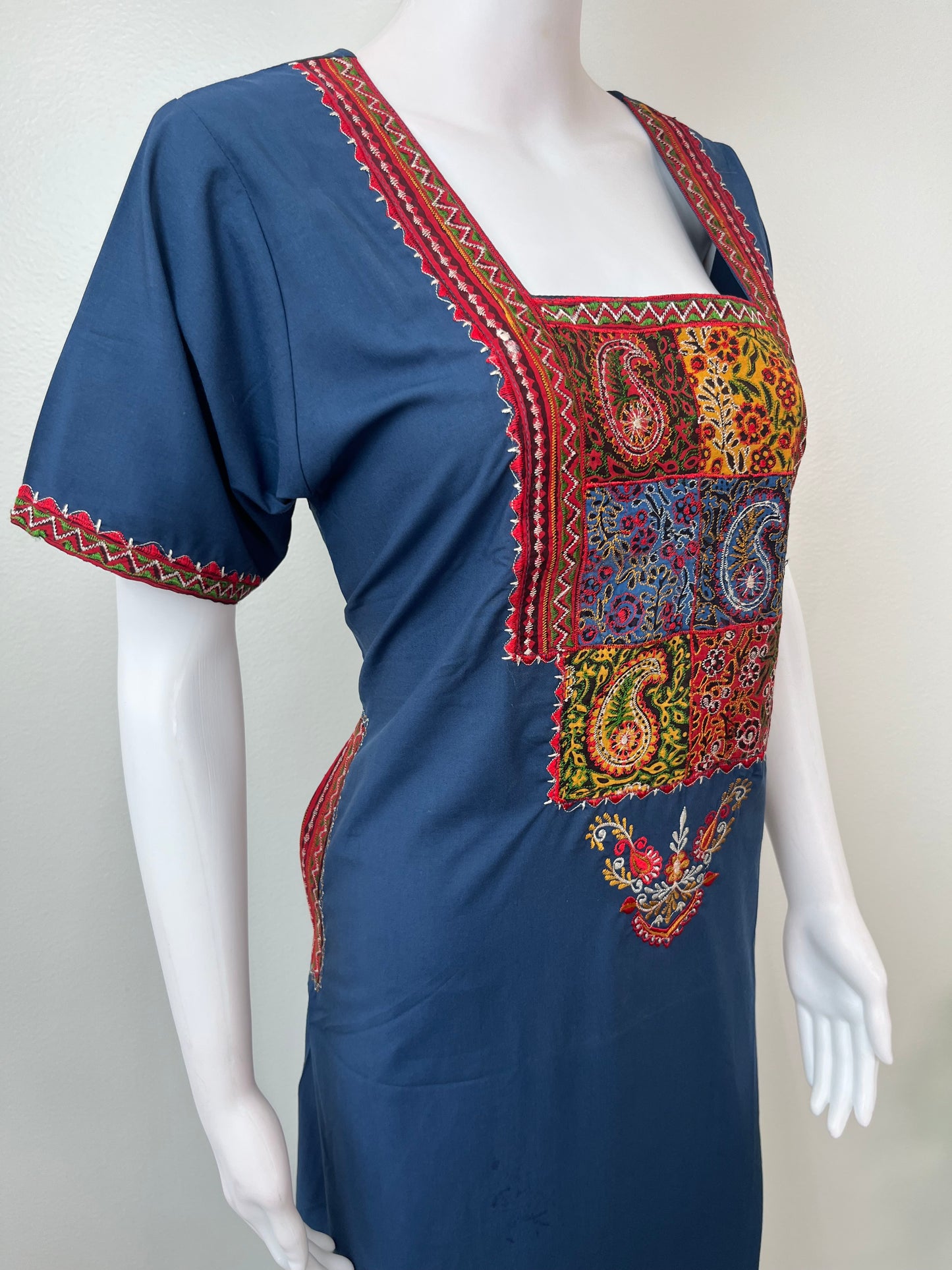 Teal Timeless Embroidered Bizzylizzy Nightgown