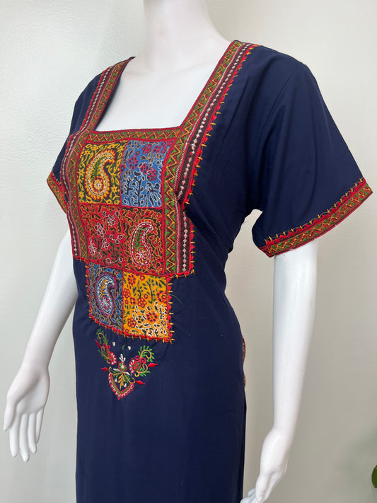 Navy Blue Elegant Comfort Bizzylizzy Nighty