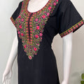 Black Breathable Elegance Bizzylizzy Nightgown