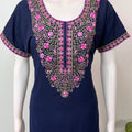 Navy Blue Classic Charm Bizzylizzy Nighty