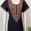 Black Breathable Elegance Bizzylizzy Nightgown