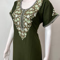 Bottle Green Soft & Stylish Bizzylizzy Nighty