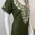 Bottle Green Soft & Stylish Bizzylizzy Nighty