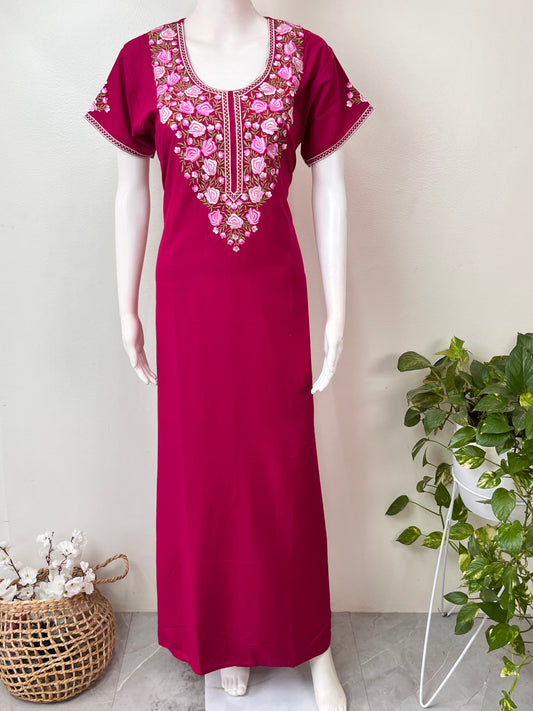 Red Luxury in Every Thread Bizzylizzy Nighty
