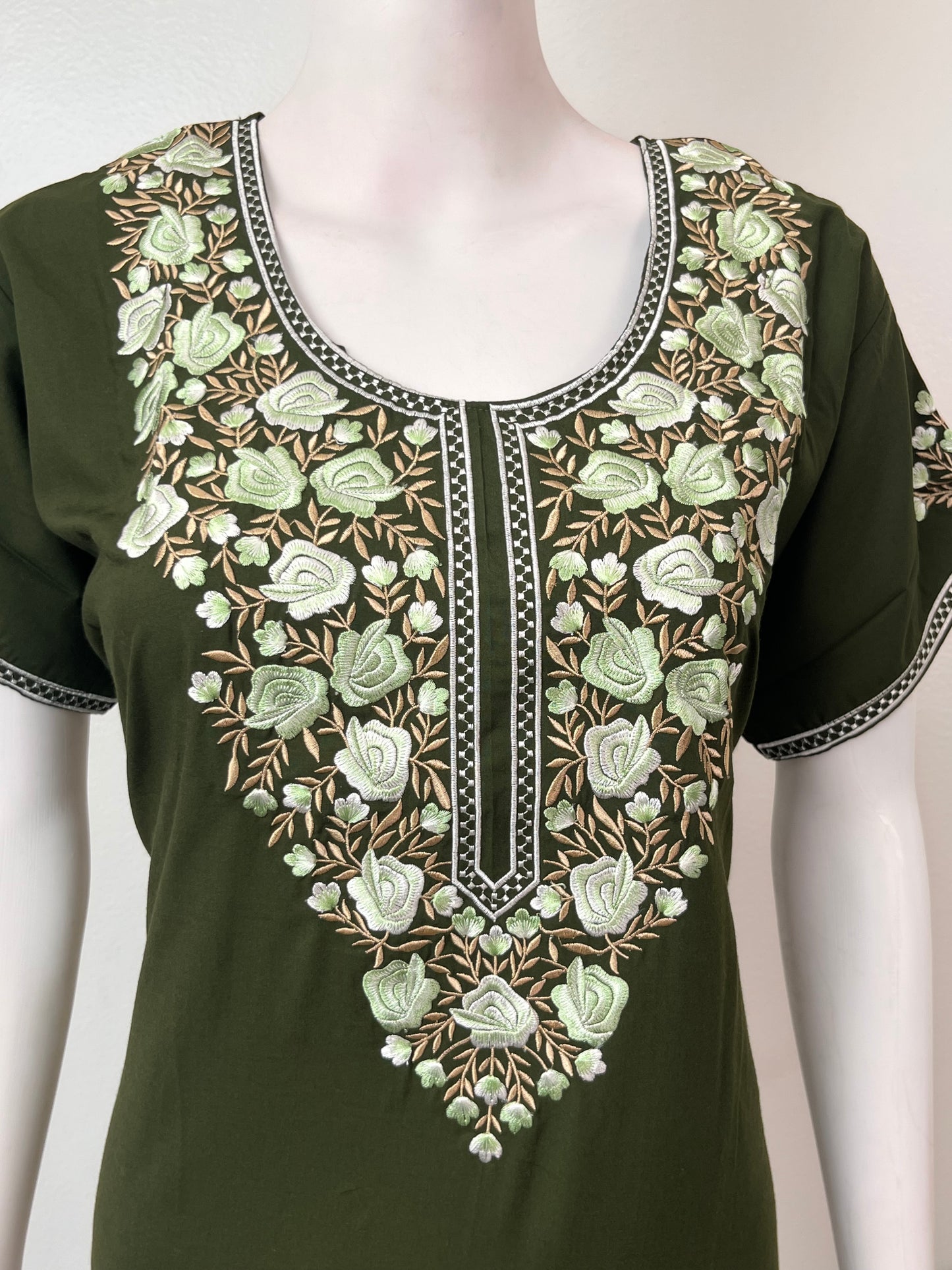 Bottle Green Soft & Stylish Bizzylizzy Nighty