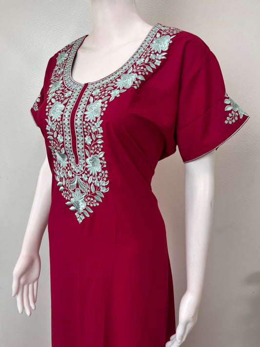Red Soft and Stylish Bizzylizzy Nighty