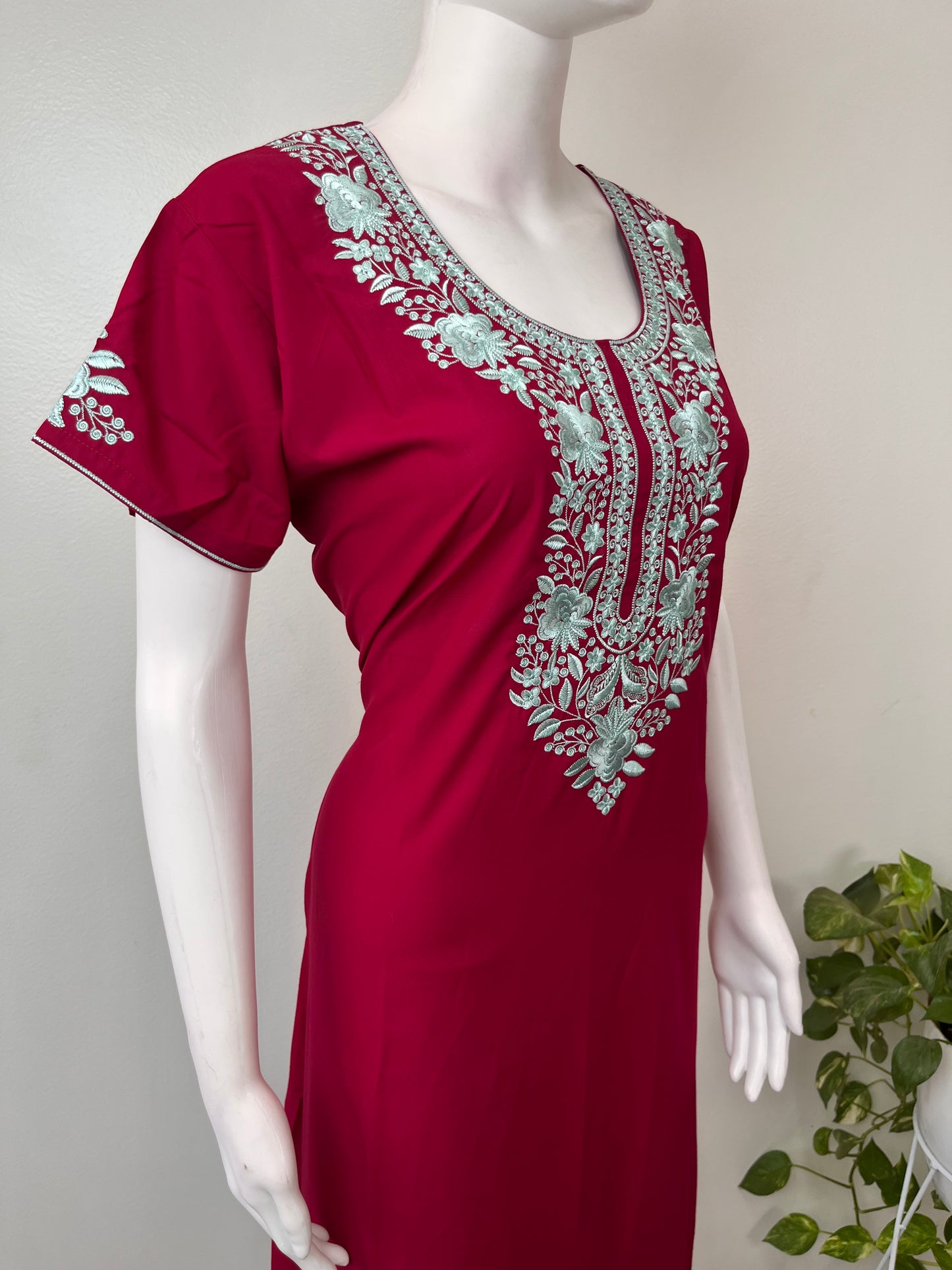 Red Soft and Stylish Bizzylizzy Nighty