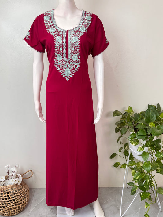 Red Soft and Stylish Bizzylizzy Nighty