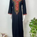 Black Timeless Embroidered Bizzlizzy Nightgown
