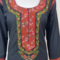 Black Timeless Embroidered Bizzlizzy Nightgown