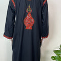 Black Timeless Embroidered Bizzlizzy Nightgown