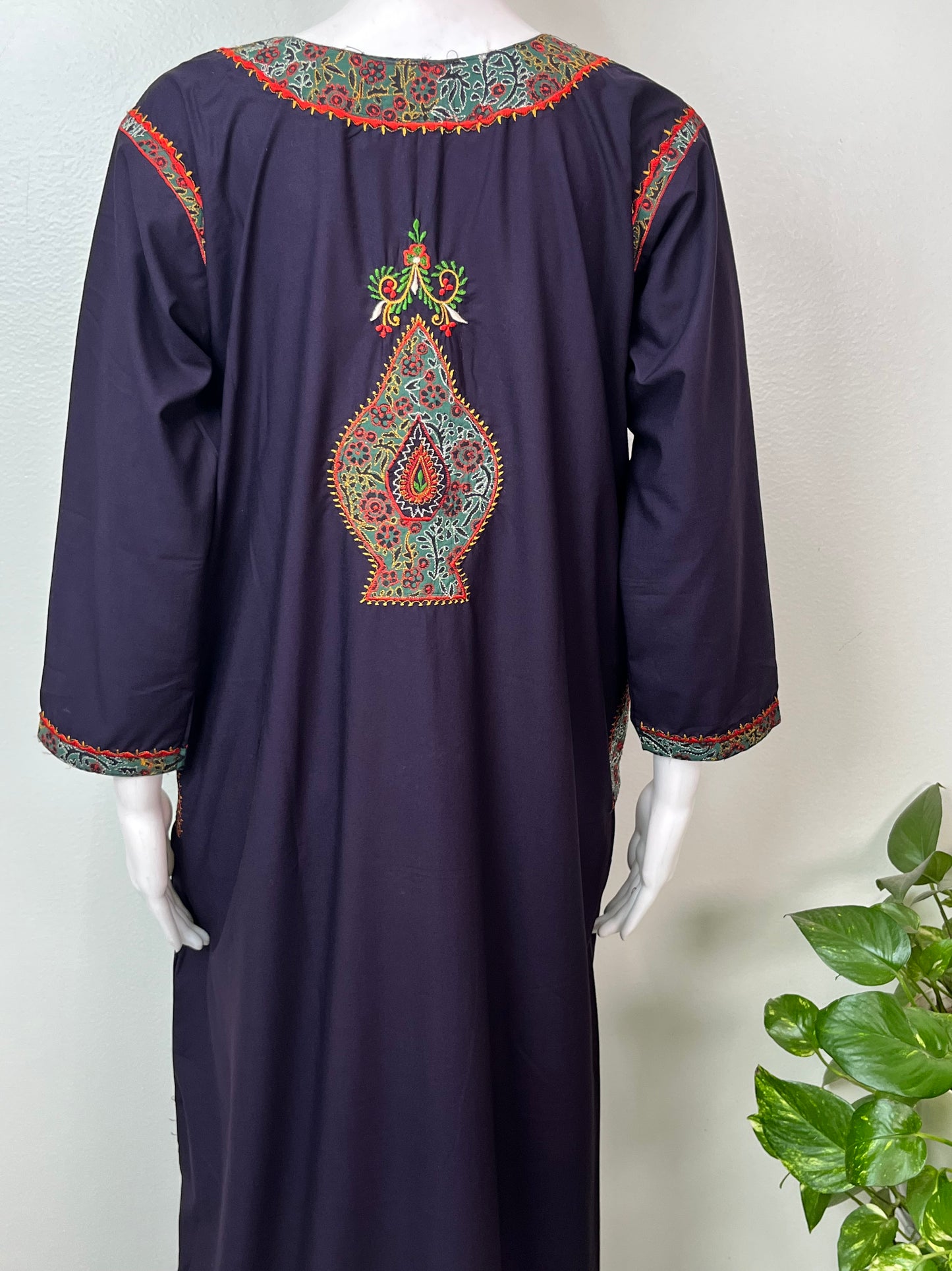 Purple Delicate Embroidery Bizzylizzy Nightgown