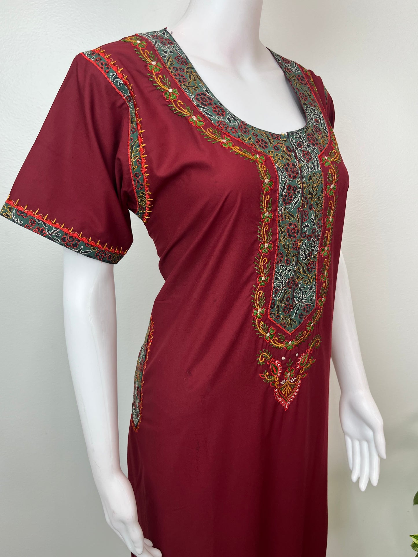 Maroon Classic Charm Bizzlizzy Nighty