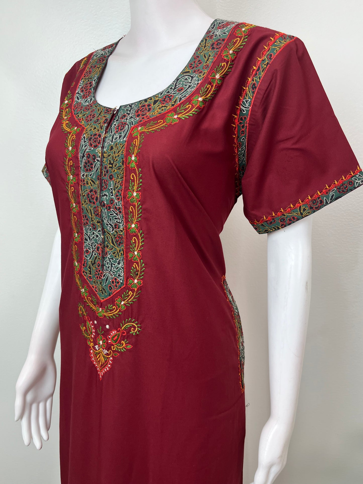 Maroon Classic Charm Bizzlizzy Nighty